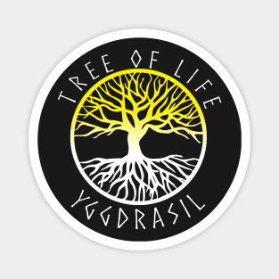 Yggdrasil Tree of Life Pagan Witch As Above So Below Magnet